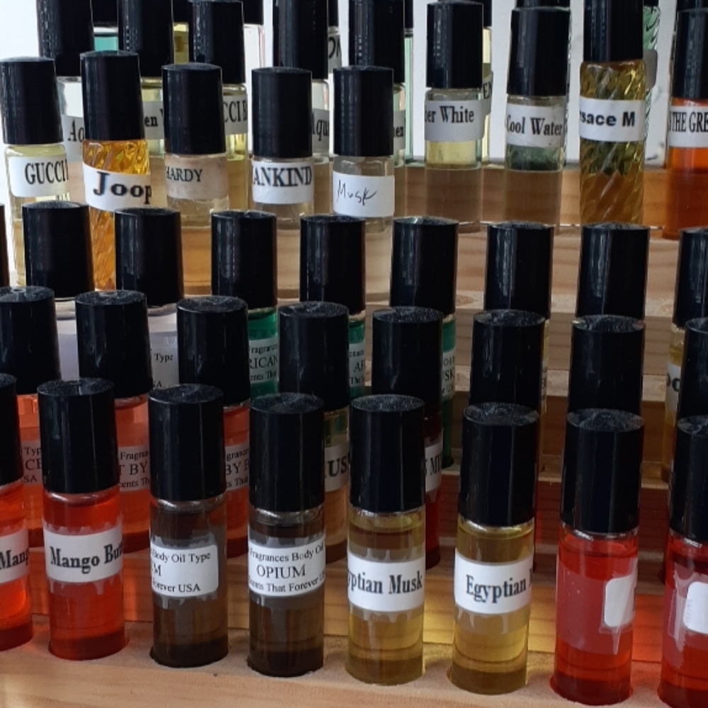 Fragrance body oils shea butter soap etc